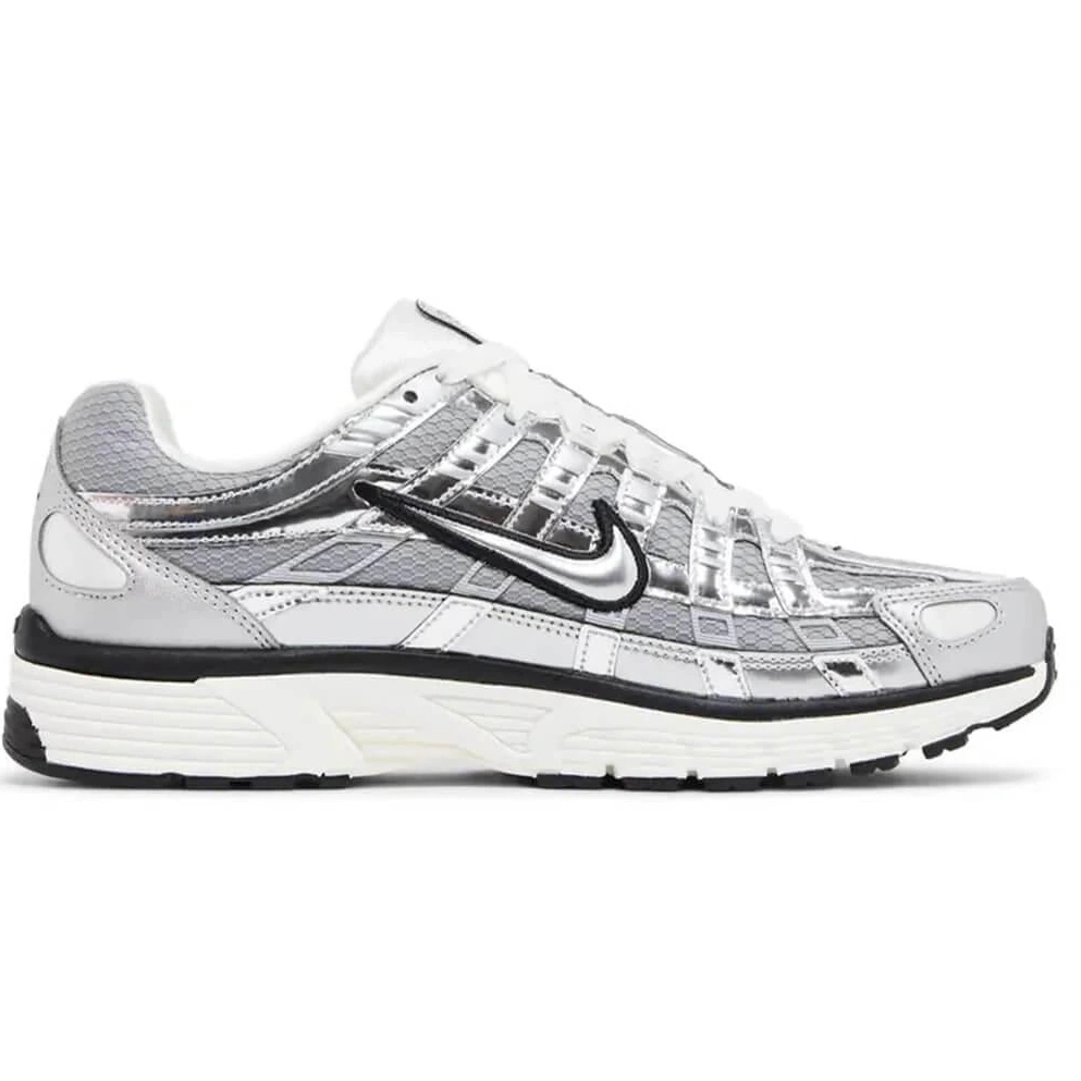 Metallic Nike P-6000 Silver 0728